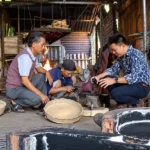 chỉnh sửa cồng chiêng sau khi đúc - hinh 0